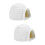 2St Vit Resin Is Modell Små Figurer För Hem Och 10