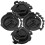 4Pcs Spänne Lås Motorcykelhjälm Snabbfäste 9