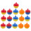 100 Unidades De Plástico Pião De 3