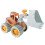 caminhão escavadeira infantil com push-back, ideal praia e brincadeiras 4