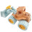 caminhão escavadeira infantil com push-back, ideal praia e brincadeiras 6