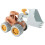 caminhão escavadeira infantil com push-back, ideal praia e brincadeiras 7