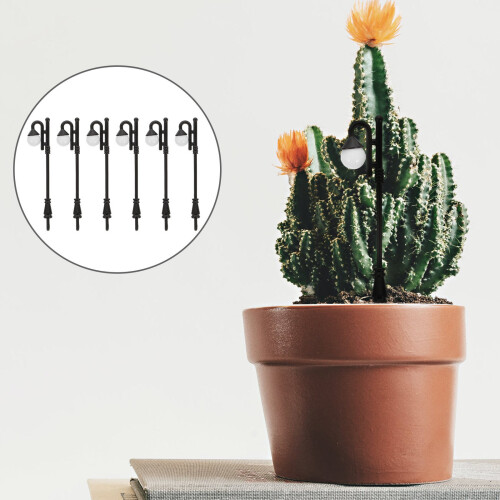 6 Unidades Mini Lâmpada De Rua E Móveis Para Decoração 1