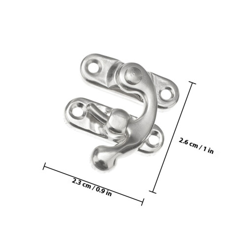 Metall Spaklås Med Fäste Antik Silver 20Pcs 1