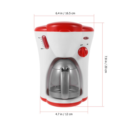 1 De Café Simulada Para Casa De Bonecas Vermelha 1