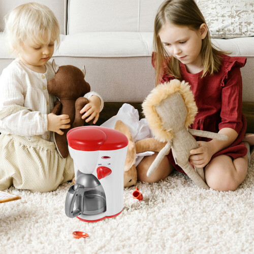 1 De Café Simulada Para Casa De Bonecas Vermelha 2