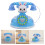 3Pcs Brinquedo LED Infantil Com Fio Para Linguagem 11
