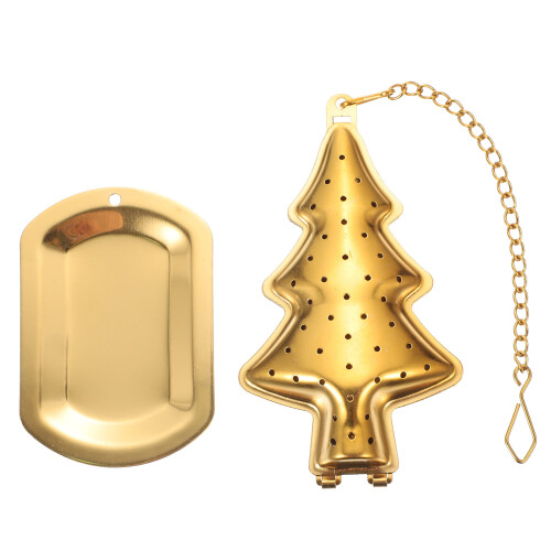 2 För Te, Tekanna, Tefilter, Tehållare, Tillbehör (Guld) 2