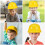 7 Unidades Chapéus De Construção Brinquedo 4
