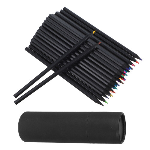36 Pcs Lápis De Tinta Multicoloridos Conjunto Para Estudantes