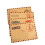 10Pcs Retro Torn Poststämpling Av Kraftpapper För Vykort 10