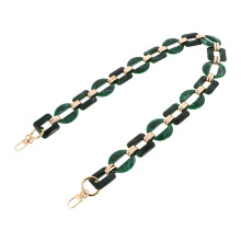 2St Retro Resin Tas Ketting Groen Voor Handtas Vervanging En Decoratie