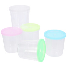 12Pcs Transparent Blomsterarrangemang Färgningsmugg Hållbar Betta Mugg
