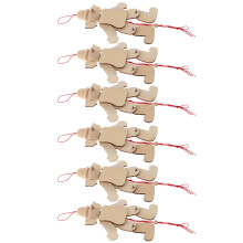 24 Peças Marionetes De Não Acabada Para Crianças Diy