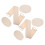 2Satser Beige Loofah Badhandduk I Kroppsskrubbare 1