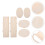 2Satser Beige Loofah Badhandduk I Kroppsskrubbare 3