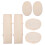 2Satser Beige Loofah Badhandduk I Kroppsskrubbare 8