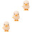 3 Stuks Opwindbare Springende Kip Speelgoed 5