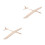 2Pcs De Avião Pintável Para DIY 5