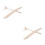 2Pcs De Avião Pintável Para DIY 7