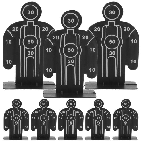 10 Unidades Placas De Dardos Plástico Resistente Para Crianças