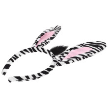 2St Zebra Hårband Multifärg Elastiskt Dekorativt För Vuxna Och Barn