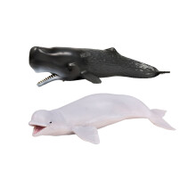 2 Pcs Animais Marinhos Plástico E Decoração