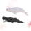 2 Pcs Animais Marinhos Plástico E Decoração 7