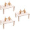 3Sets Creatieve Bamboe Speelset Met Vecht En Accessoires 9