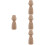 4St Peg Figuren Khaki Voor DIY Knutselprojecten Thuis 8
