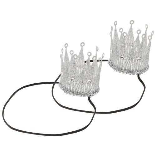 10St Elegant Silver Glitter För Prinsess Kostym Och Fest