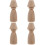 4St Peg Figuren Khaki Voor DIY Knutselprojecten Thuis 7