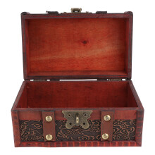 1Stk Holzbox Schmuck Organizer Vintage Schmuckaufbewahrung