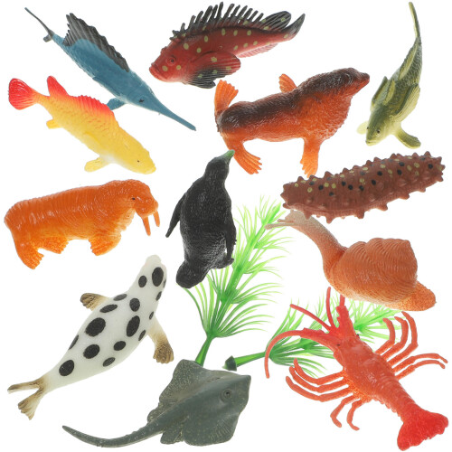 60 Peças Animais Do Marinhas Realistas 1