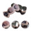 2Pcs Multi Color Iron Candy Boxes Portable Tin Storage Lid 10