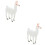 2 Unidades De Alpaca Simulada Plástico Para Crianças 8