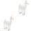 2 Unidades De Alpaca Simulada Plástico Para Crianças 5