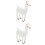 2 Unidades De Alpaca Simulada Plástico Para Crianças 7