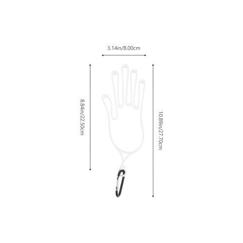 Golfs Handschoenen Hanger Abs Kunststof 2 2