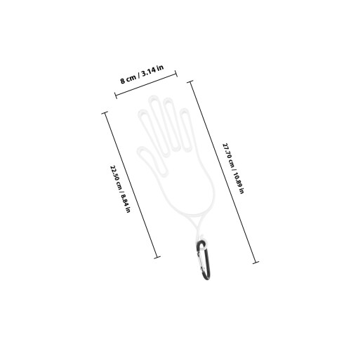 Golfs Handschoenen Hanger Abs Kunststof 2 1