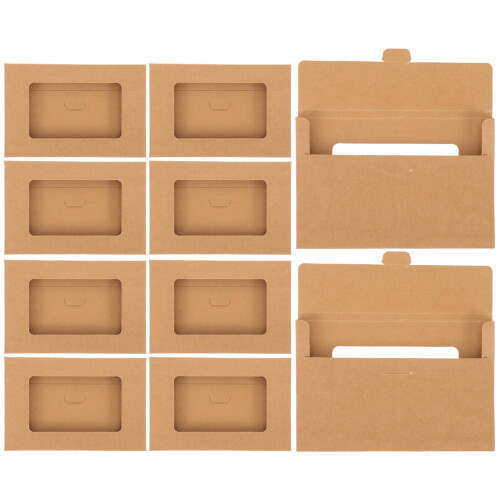 10St Envelop Opbergdozen Kraftpapier Met Open