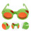 1 Set Kinderen Drie Kleuren Glazen Bril Speelgoed 6