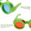 1 Set Kinderen Drie Kleuren Glazen Bril Speelgoed 9