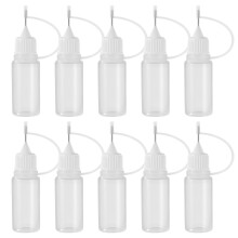 10 Stuks 10 Ml Naaldpunt Lijmflessen Vloeibare Applicator Lege Flessen