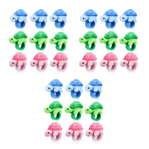 27 Stuks Schildpad Klaphorloge Gewatteerde Dier Klaphorloges 1