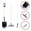 12 Stuks Mini Hark Schepje Huis Werk Accessoires 10
