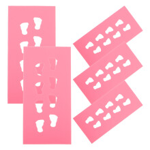 5Stk Simulation Fußabdrücke Matte Form Für DIY Dollhouse