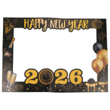 Fotorahmen 2026, Großes Papp-Selfie- Für Silvesterparty