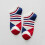 10 pares de estampadas com para homem 5