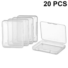 60Stk Mini Perlen Aufbewahrungsbox PP Transparent Hartschale